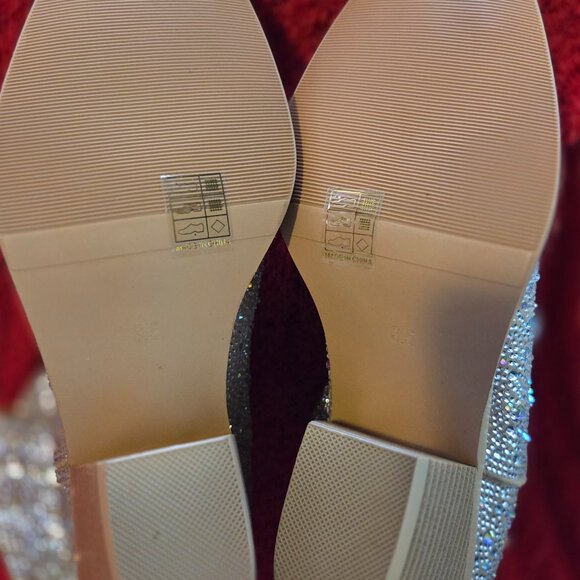 Sparkling Tan Ankle Boots - Picture 6 of 7